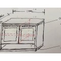 [CUSTOM MADE EXAMPLE] Tassie Oak Cabinet  22J-TO1000W