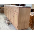 [CUSTOM MADE EXAMPLE] Locally Made TASSIE OAK HARDWOOD BUFFET 22TO11BUF in CLEAR FINISH