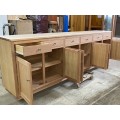 [CUSTOM MADE EXAMPLE] Locally Made TASSIE OAK HARDWOOD BUFFET 22TO11BUF in CLEAR FINISH