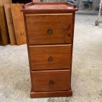 [CUSTOM MADE EXAMPLE] 3 Drawer Solid Wood Filing Cabinet   21FC450W-11A