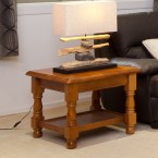 MCOT-2C LAMP TABLE WITH SHELF