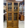 MCDC-006 LOCAL MADE PINE BOOKCASE with Doors 