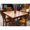 IMPORT S1200 5PCE SQUARE TABLE DINING SUITE 