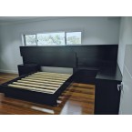 [Custom Made Example] Local made KING size Bed BLACK COLOUR  KB-B19