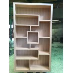 [CUSTOM MADE EXAMPLE] LOCAL MADE TASSIE OAK BOOKCASE 18BC-TO in CLEAR FINISH