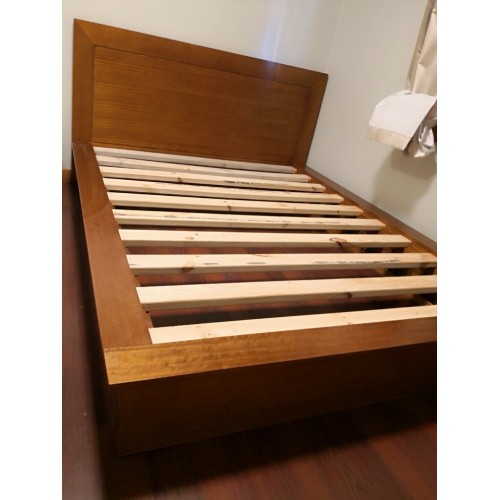 [Custom Made Example] Local made Tassie Oak Queen Bed V20