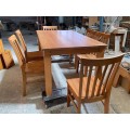 [Custom Made Example] Local made Dining Table Suite HIGH QUALITY Tassie OAK HARDWOOD CM_TO21TABSU
